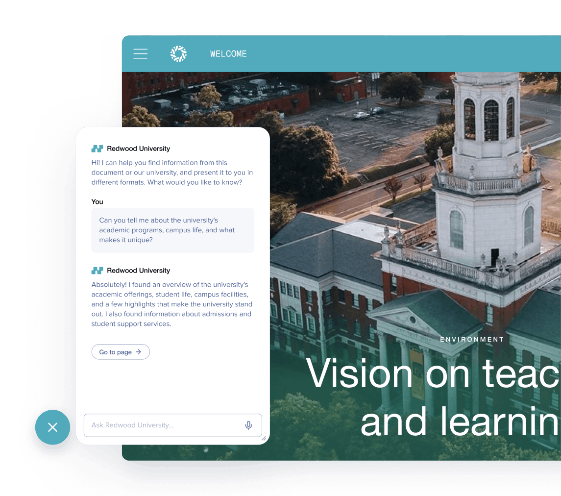 Meet admissions goals with self-serve content1