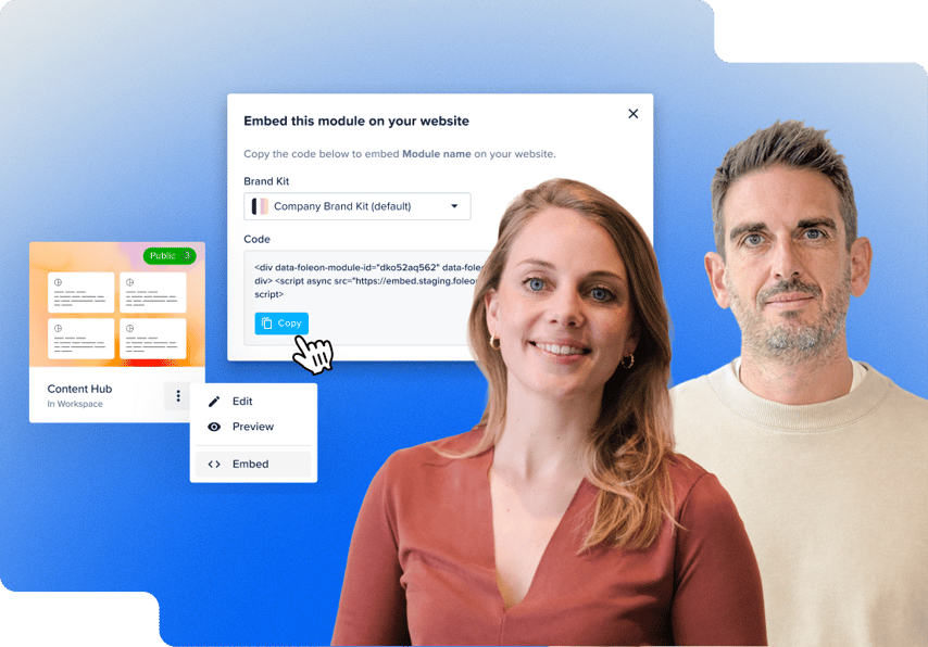 Embed Your Foleon Content Everywhere, Without Waiting on Developers