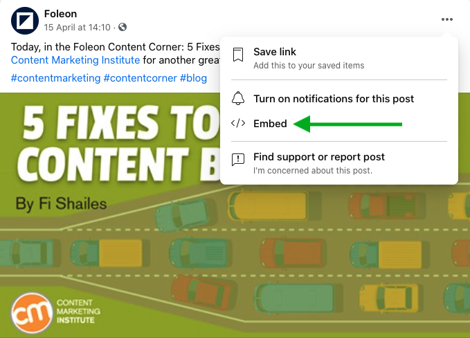 Facebook Post Embed Example How to embed Facebook