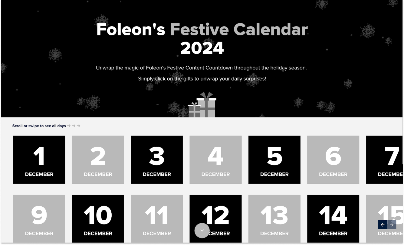 Advent calendar desktop 1