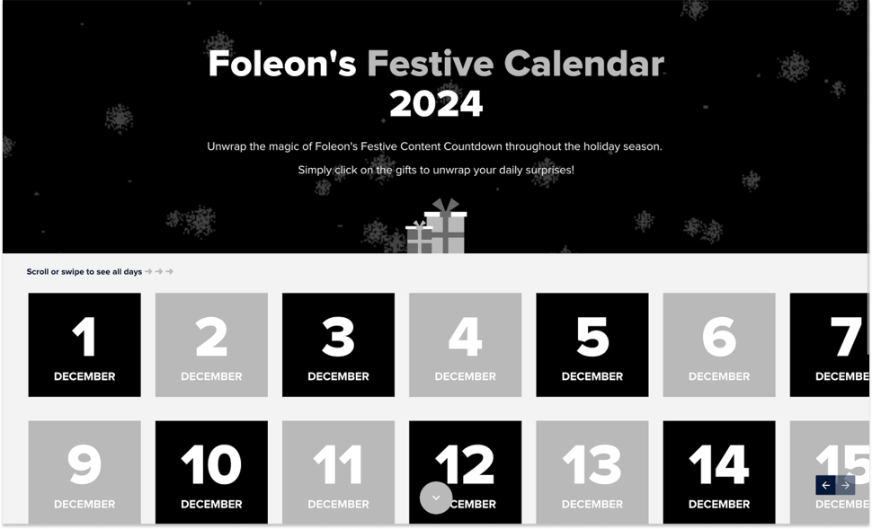 Digital advent calendar