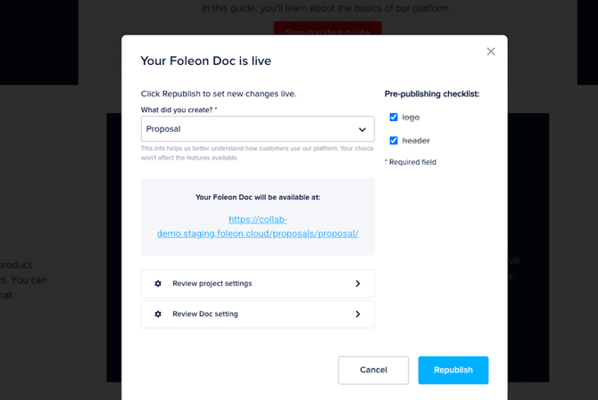 Approval flow, editor