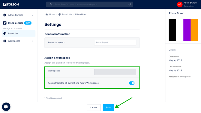 Assign a Brand Kit to workspaces-1