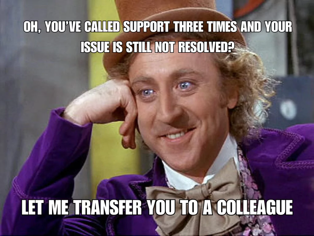 Customer education meme