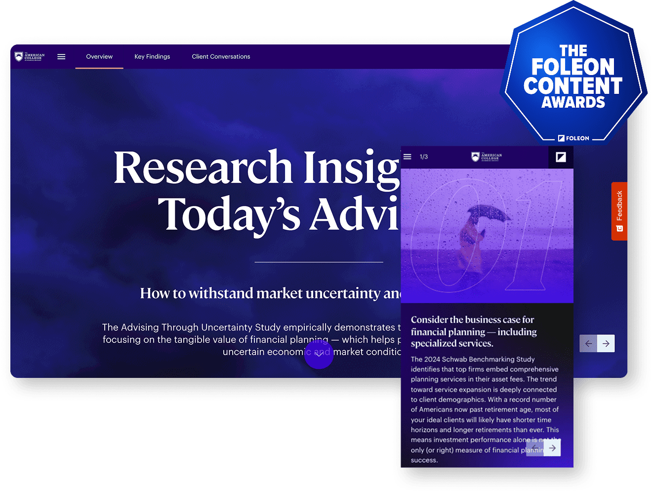 The American College Research Report Example
