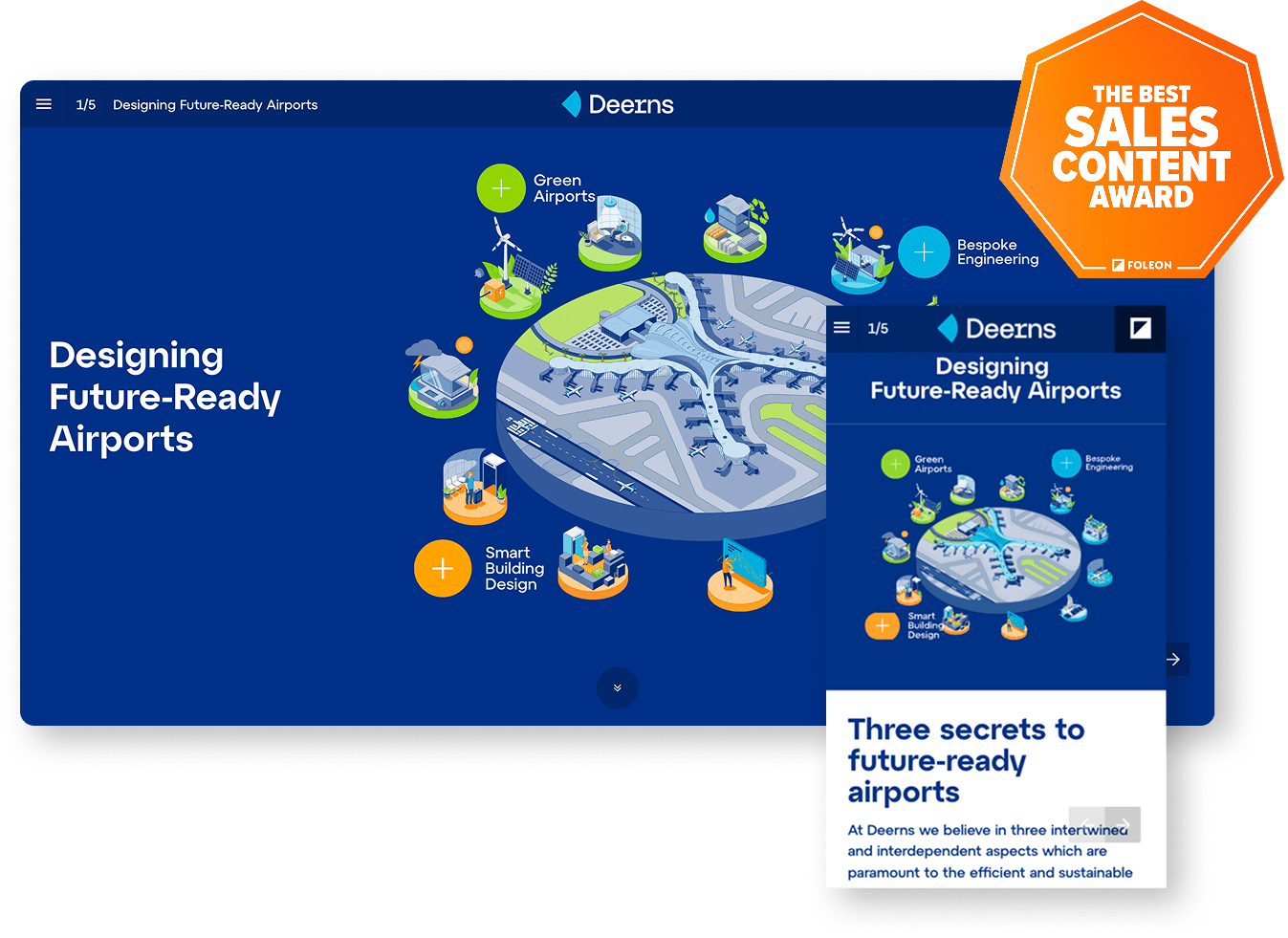 Deerns Future-Ready Airports Brochure Example