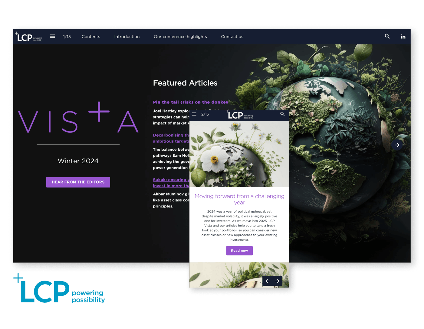 LCP Interactive Investment Magazine Example