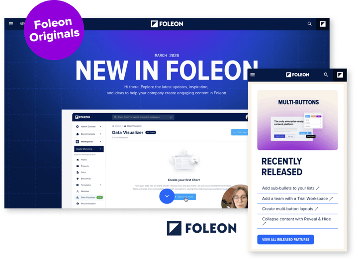 New in Foleon