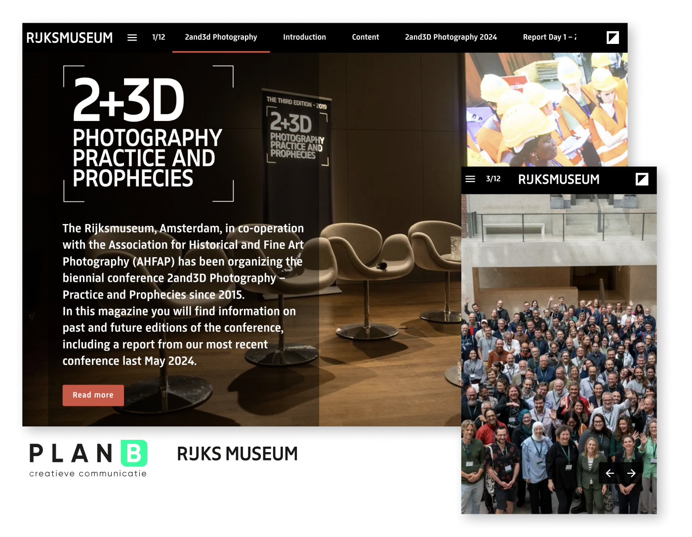 Plan B Event Brochure for the Rijkmuseum