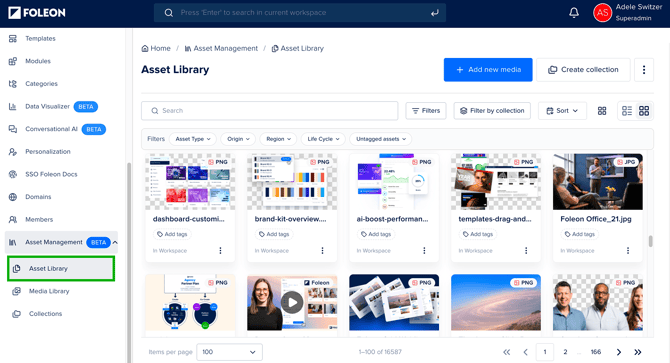 Asset Library