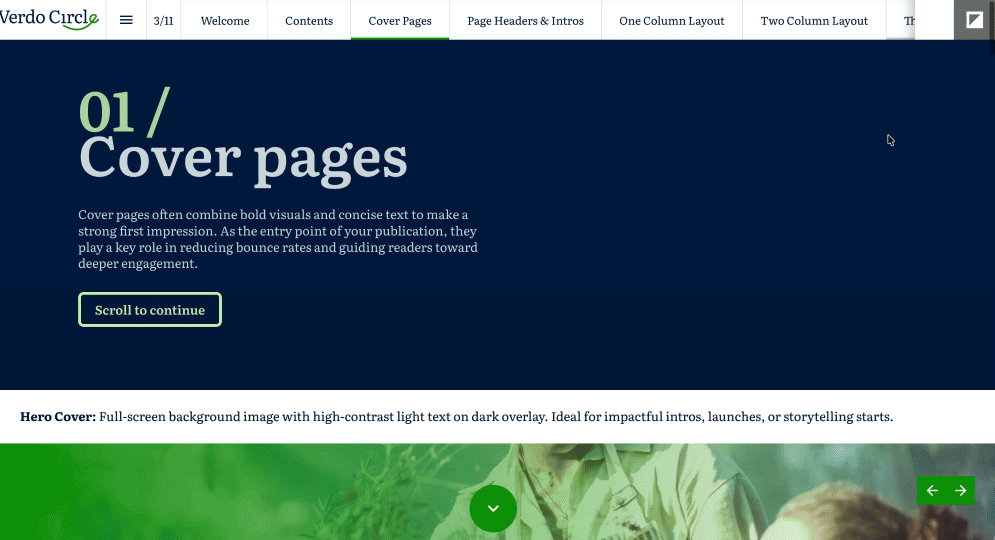 Branded Layout System Example