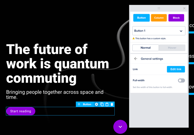 Button-General Settings