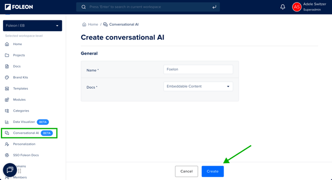 Create Conversational AI