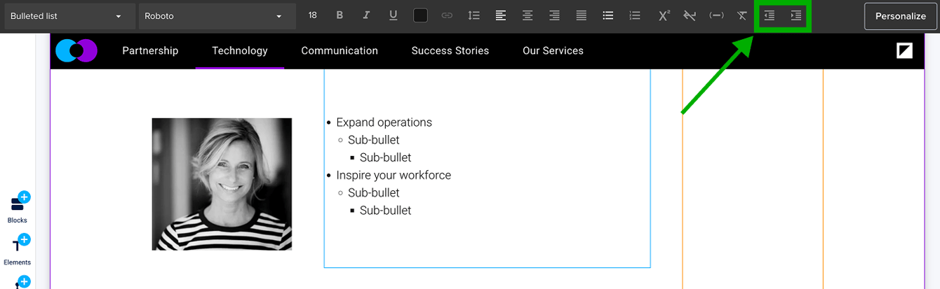 How to create bulleted and numbered lists