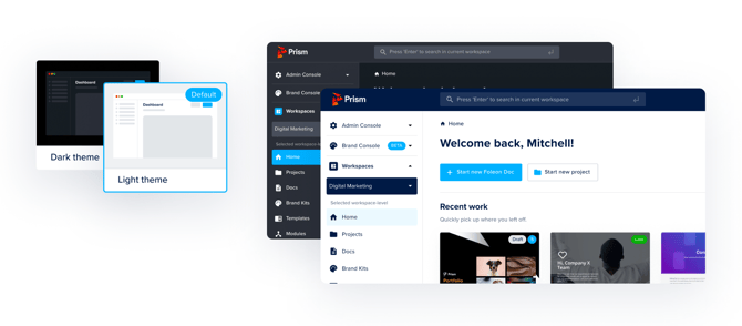 Dark mode - Branded Dashboard