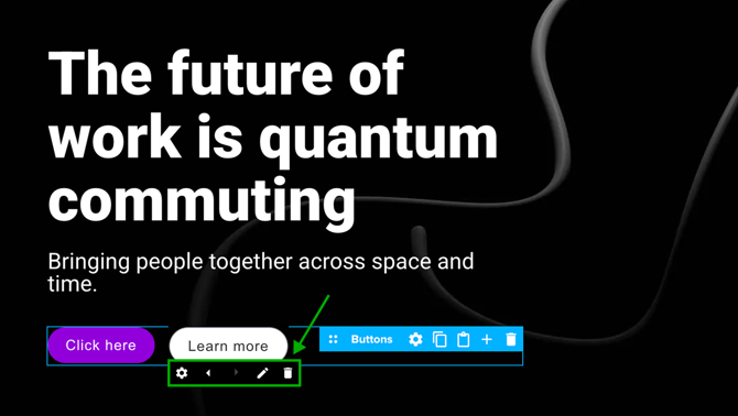 Edit individual button