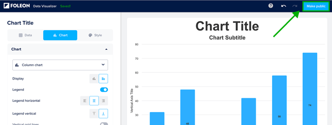 Make your chart public