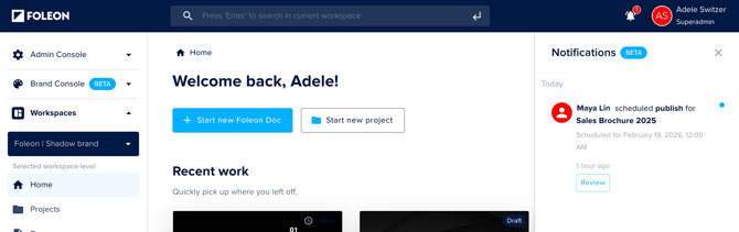Notification - Schedule