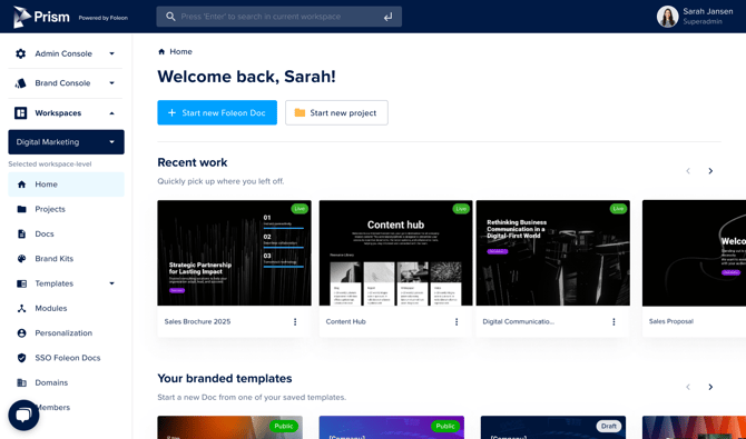 Option 1 - White Logo - Branded Dashboard