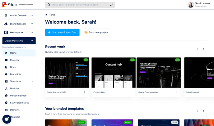 Option 2 - Color Logo - Branded Dashboard