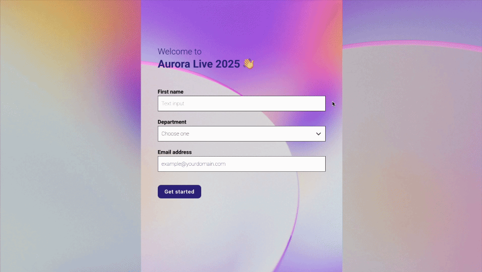 Personalize with lead gen form