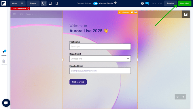 Republish Foleon Doc