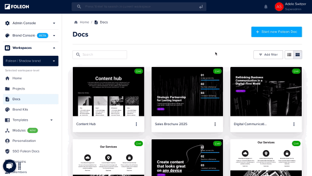 Save Doc as Template