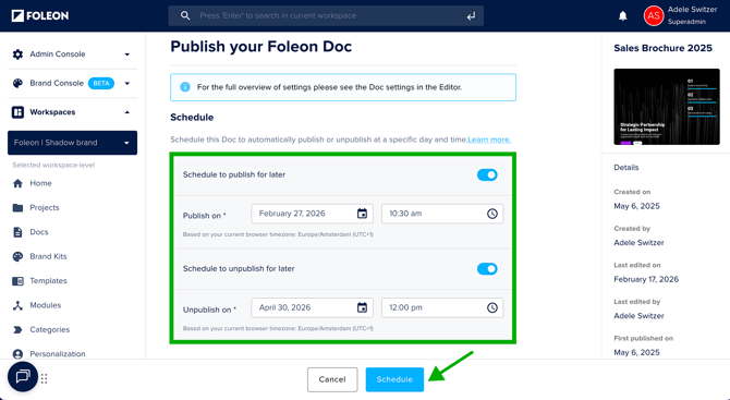 Schedule your Doc - Dashboard