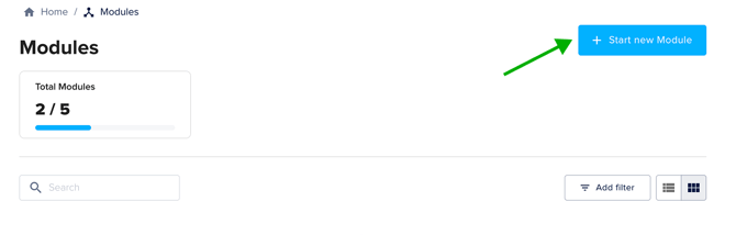 Start new module - from scratch