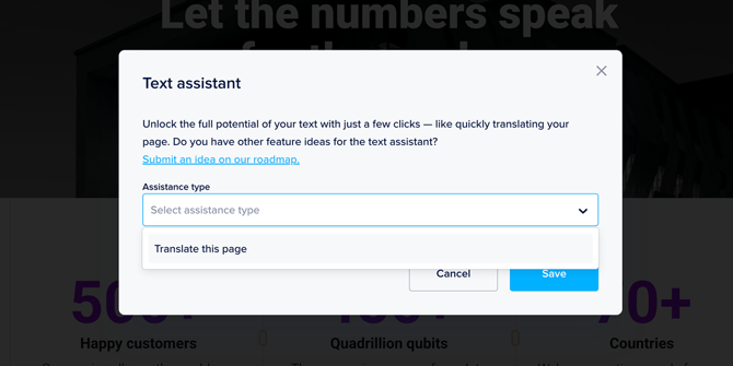 Step 2 - Translate this page