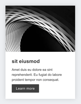 Style cards in brand settings