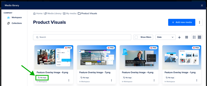 Tag individual asset