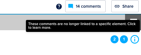 Unattached comments