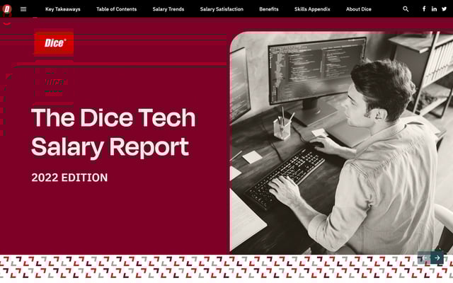 Foleon Content Example from Dice