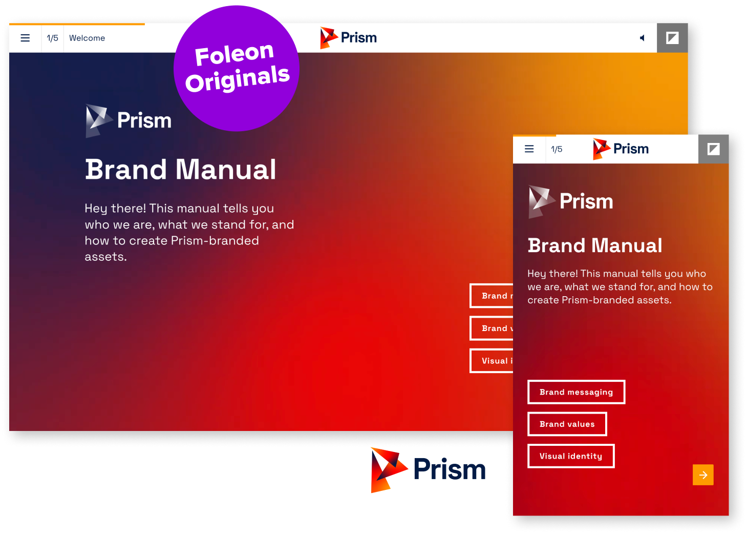 Prism brand manual