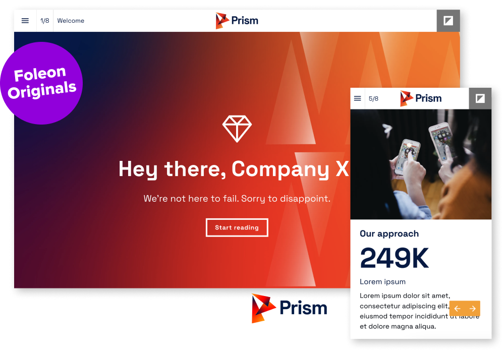 Prism sales proposal example