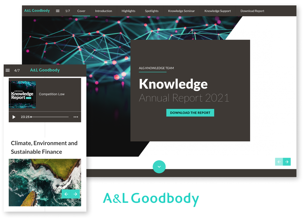 Engaging Annual Report Example A&L Goodbody