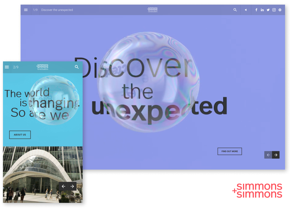 Interactive Graduate Brochure Example Simmons & Simmons