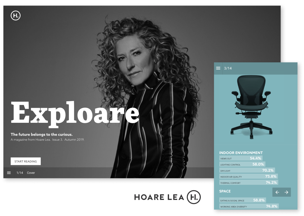 Interactive Magazine Example Hoare Lea