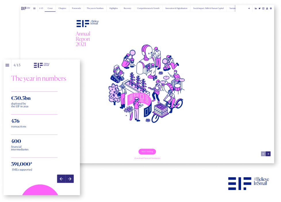 European Investment Fund Interactive Report Example