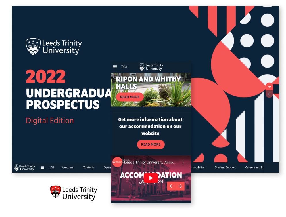 Leeds Trinity University Digital Prospectus Example