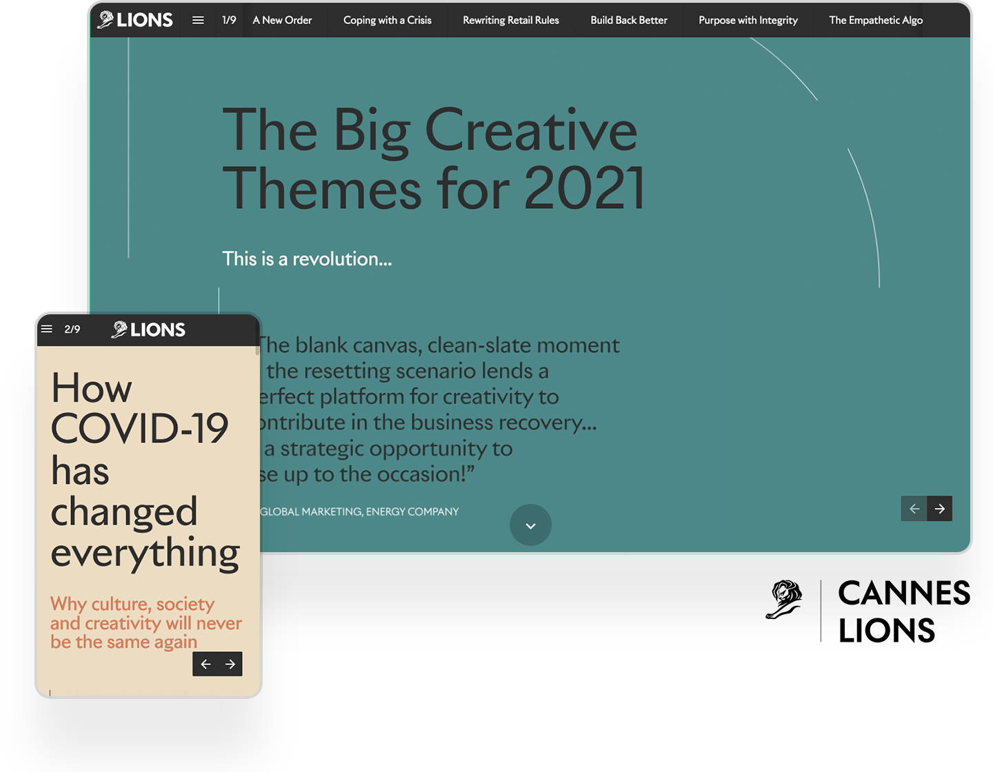 interactive report example cannes lions