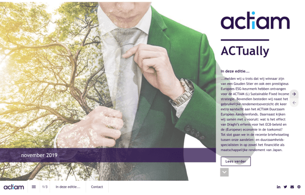 Foleon Content Example from ACTIAM