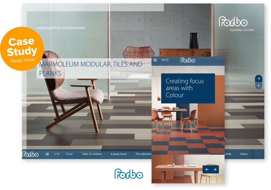 
                    How Forbo inspires readers with interactive product catalogs
                    