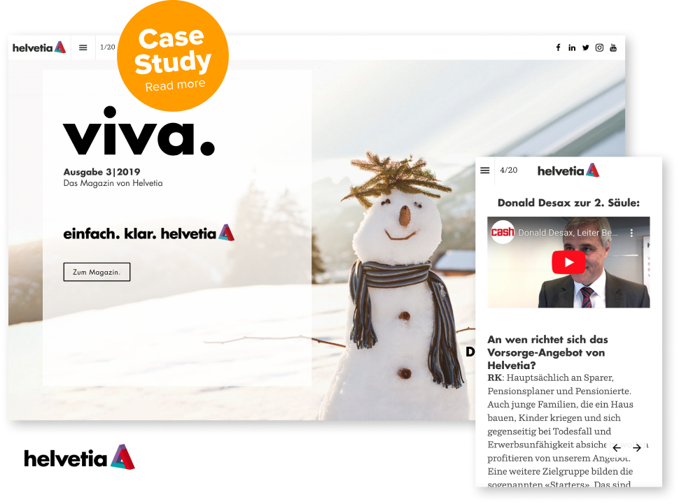 
                    How Helvetia creates impressive online content experiences
                    