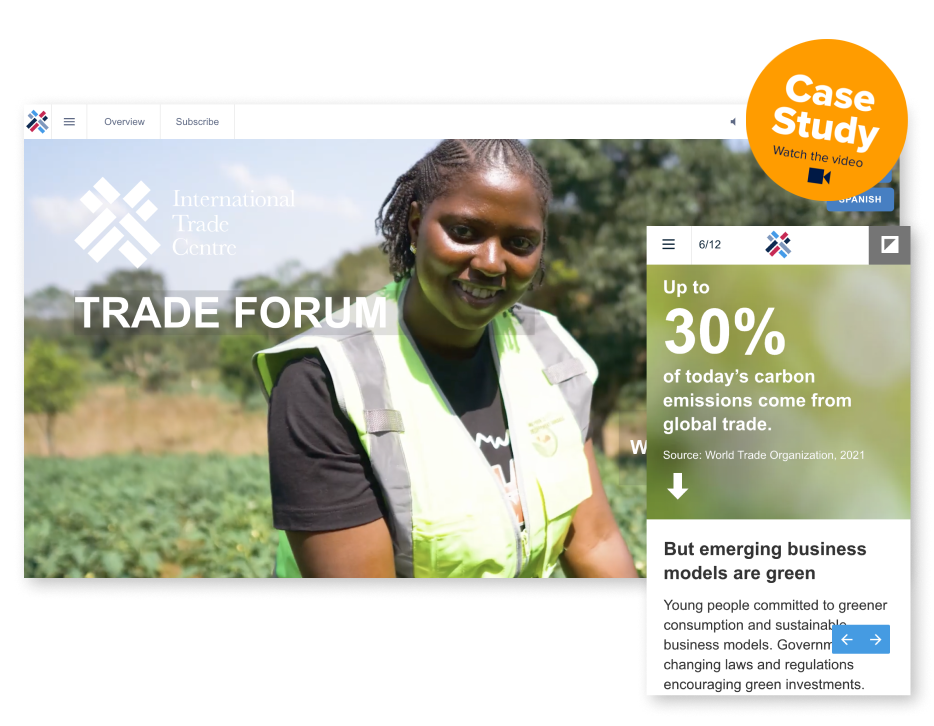 
                    The International Trade Center Maximizes Resources by Embracing a Multimedia Strategy
                    