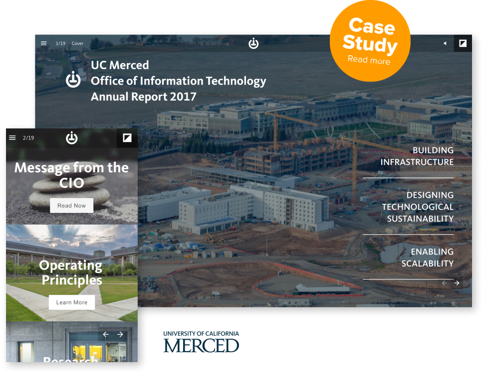 
                    UC Merced engages new readers with immersive digital annual report
                    