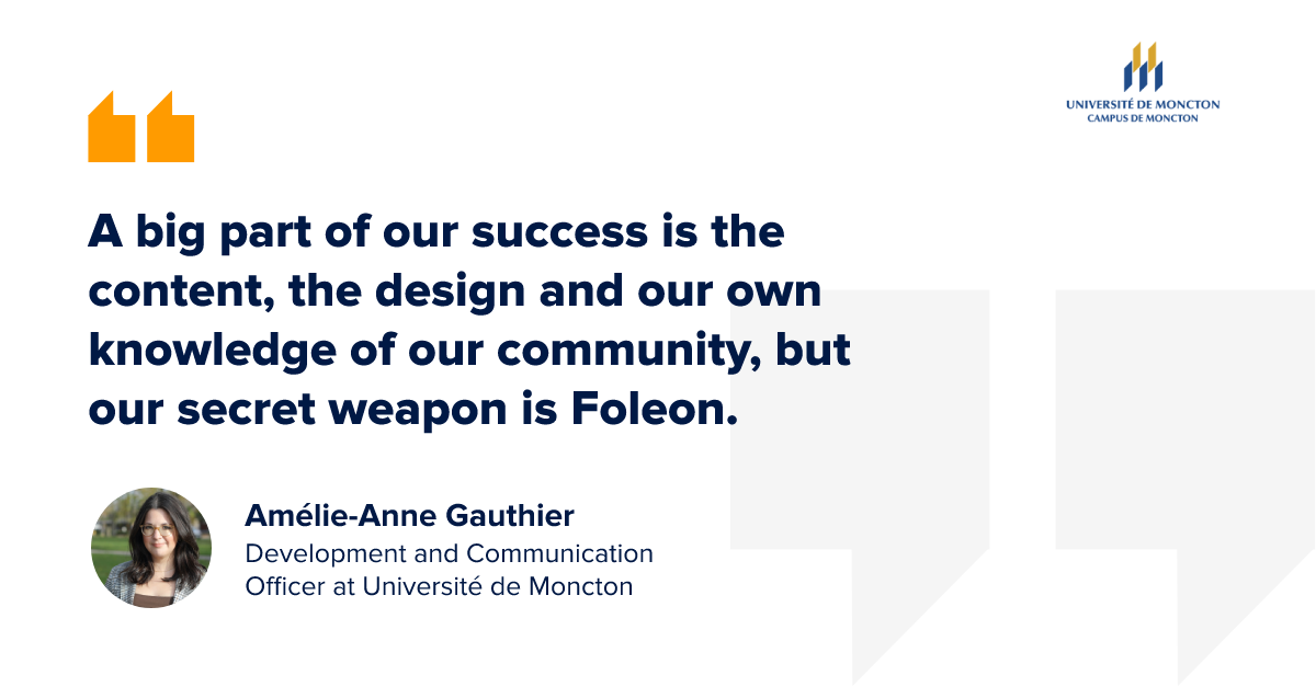 
                    Université de Moncton cuts content creation costs by 75% and triples production
                    