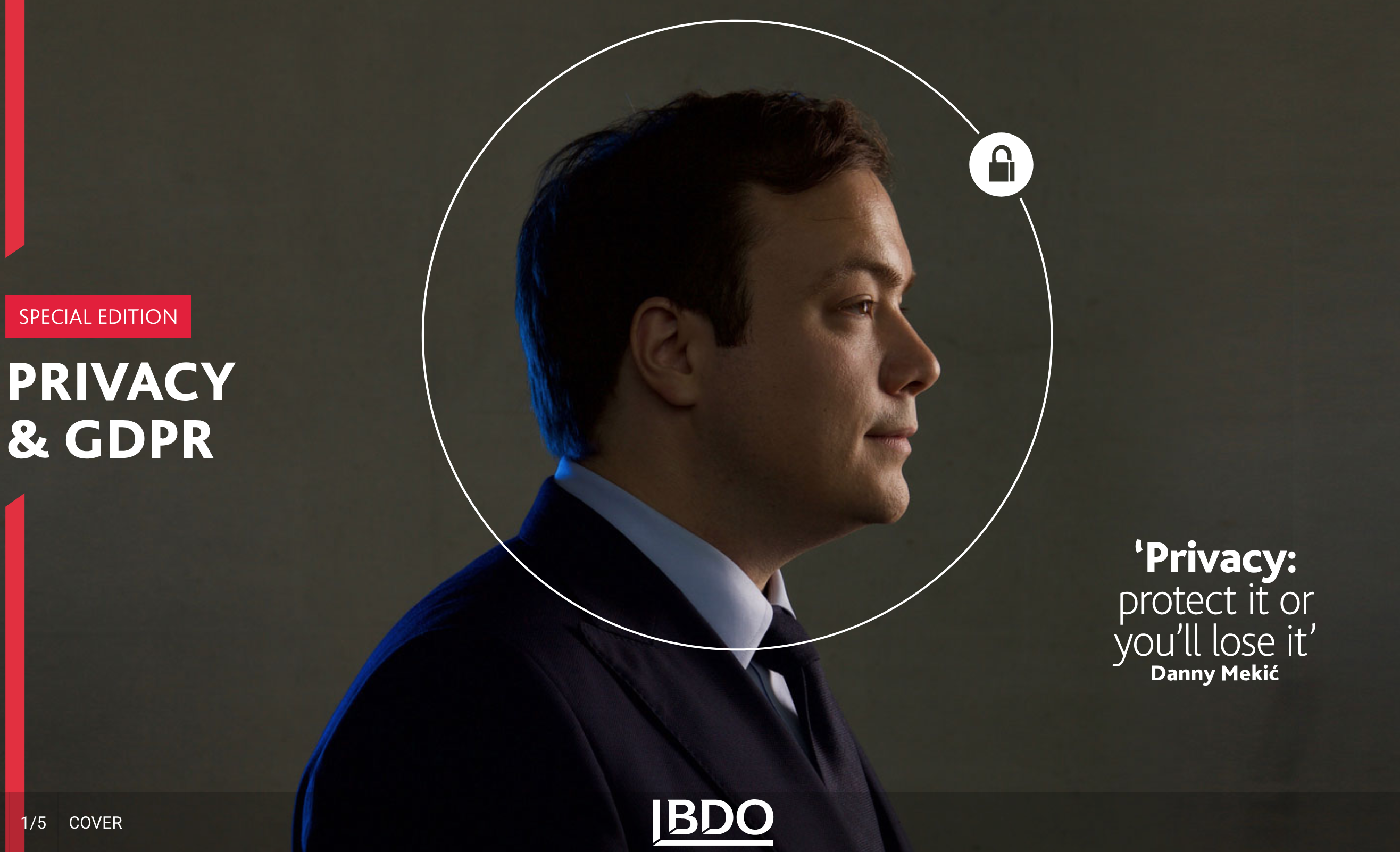 abstract white paper White paper example - BDO GDPR
