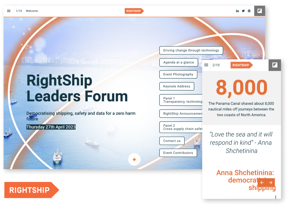 RightShip Event Brochure